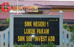 Kepsek SMKN 1 Lubuk Pakam Bantah Isu Penerimaan Upeti: “Itu Tidak Benar dan Merupakan Hoaks”