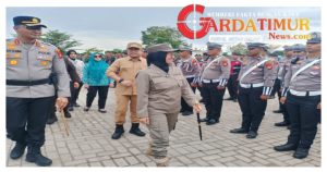 Kapolres Gowa Hadiri Pada Apel Siaga Launching Program “Gowa Aman (Masannang) Bersama Forkopimda
