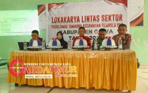 Kapolsek Tombolopao Hadiri Lokakarya Puskesmas Tamaona Bahas Pelayanan Masyarakat
