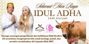 Kurban ; Keluarga Hj. Dian Saraswati, Kuatkan Iman,dan Pererat Silaturrahmi.