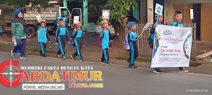 Santri TK TPA Masjid Al-Fathani Sawagi Meriahkan Tahun Baru Islam 1447 H dengan Pawai Penuh Semangat