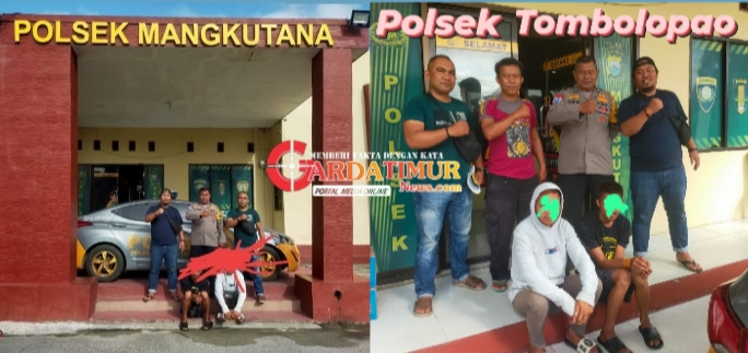 Polsek Tombolopao Tangkap Terduga Pencuri Mesin Pompa yang Kabur hingga Luwu Timur