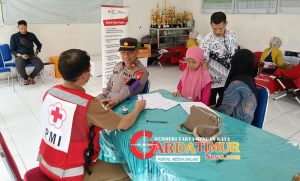 Kapolsek Tombolopao Polres Gowa Tanamkan Kepedulian Sosial Lewat Donor Darah
