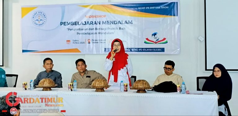 Worskhop Pembelajaran Mendalam dan Praktik Baik di Sinjai Sukses Digelar.