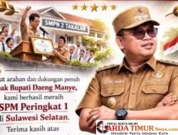 Testimoni Kepsek SMPN 2 Takalar: Arahan Daeng Manye Kunci Sukses SPM Peringkat 1 di Sulsel