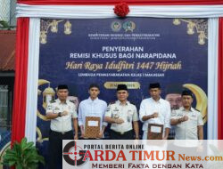 Momen Idul Fitri Penuh Makna, Lapas Kelas I Makassar Berikan Remisi Khusus kepada 778 Warga Binaan