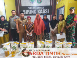 Sinergitas Tiga Pilar Desa Biring Kassi, 201 Keluarga Terima Bantuan Pangan Tahun 2026