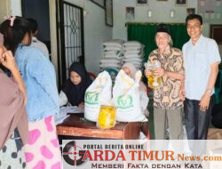 344 Warga Desa Barammamase Terima Bantuan Bulog, Warga Bersyukur Dapat Beras dan Minyak