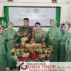 Potong Tumpeng & Kompak Dukung Suami: Ny. Artika Anton Pimpin Syukuran HUT Ke-80 Persit KCK Dim 1426 Takalar.