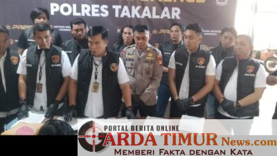 Satreskrim Polres Takalar Tindak Tegas Pelaku Busur Hingga Pncurian Emas Juga Terungkap.