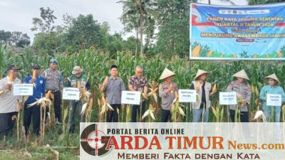 Panen Raya Jagung Serentak Kuartal II Tabun 2026 Dalam Rangka Mendukung Swasembada Jagung.