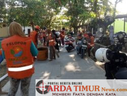 DLHP Takalar dan Tim Orange Gelar Aksi Bersih-Bersih Pasca Lebaran di Alun-Alun Makkatang Daeng Sibali.