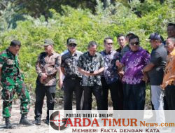 Lokasi Pembangunan Kantor Camat Laikang di Kunjungi Bupati Takalar.