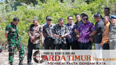 Lokasi Pembangunan Kantor Camat Laikang di Kunjungi Bupati Takalar.