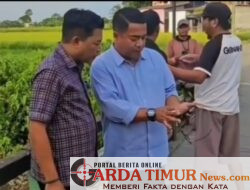 Peninjauan Persiapan Pembangunan Jembatan Beton di Kompleks Balla’ Barakkaka Ri Galesong Oleh Ketua DPRD Takalar.