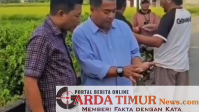 Peninjauan Persiapan Pembangunan Jembatan Beton di Kompleks Balla’ Barakkaka Ri Galesong Oleh Ketua DPRD Takalar.