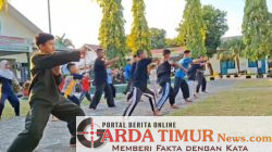 Kodim 1426/Takalar Bentuk Generasi Disiplin dan Berkarakter Melalui Latihan pencak Silat Remaja. 