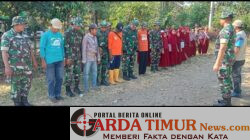 Siswa SDN 110 Inpres Mattompodalle Bersama Koramil 1426-02/POLUT Gelar Karya Bakti Bersama.