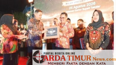 Dinas PUPRP Takalar Raih Penghargaan OPD Pada Takalar Award 2026.