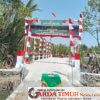 *KERJA NYATA TNI-POLRI MERESMIKAN JEMBATAN PENGHUBUNG DI KABUPATEN TAKALAR*