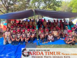 Bupati Takalar Sambangi Langsung Tenda Kontingen Jamnas XII di Cibubur Demi Memastikan Keamanan Logistik.