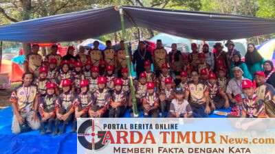 Bupati Takalar Sambangi Langsung Tenda Kontingen Jamnas XII di Cibubur Demi Memastikan Keamanan Logistik.