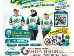 Fun Walk Takalar Car Free Day 2026 Ajak Masyarakat Semarakkan HKN ke-62.